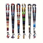 1PC Ume Marvel Deadpool & Spider-man Polyester Lanyard Keychain With Detachable Charm - Durable Nylon Neck Strap For Id Phone An