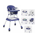 Ashcomonline Multi-functional Adjustable Baby Feeding High Chair High Chair