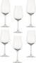 Red Wine Glass: Durable Teqton Glass Tivoli 580ML - Set Of 6