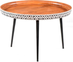 Four Corners Side Table With A Solid Wood Top ST18