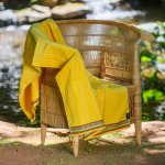 Beach Towel - Ghana Aspen yellow - 85 X150 Cm