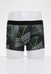 Jockey Bot Nylon Pouch Trunks Short Leg - Graphic Lines