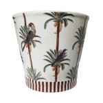Palm Paradise Planter H17CM W16CM