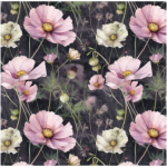 Printed Runner Cosmos Dark