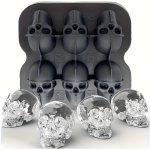1PC Ice Cube Mold Silicone Skull Ice Cube Tray Multifunctional Chocolate Mold Halloween Mold For Pudding Jelly Candy Whiskey Ice