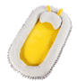 Kakiblin Baby Crib Lounge Bed - Light Grey