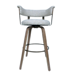 JOST White Wash Beige Barstool - JY3253X-M
