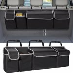 Universal Car Seat Back Storage Bag Plus Size Storage 600D Oxford Cloth Large Capacity Multi-pocket