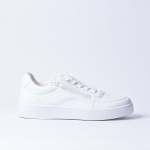 Flat Sneaker - 8 White