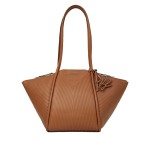K wellen Medium Tote -dark Tan
