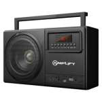 Amplify Bt fm Tuner Series Radio - Black AM-3350-BK