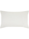 2 Pack Standard White Cotton Pillowcase - 45 X 70 Cm White