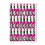 Tabasco Pink Art Print - A2