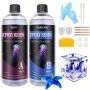 122/242/500ML 1:1 Mixed Ab Epoxy Resin Clear Epoxy Resin Kit Art Resin For Art Crafts Jewelry Making Wood & Resin Molds.