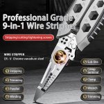 Upgrade Your Toolbox: 9-IN-1 Multifunctional Sharp Cutting And Stripping Pliers Quick Stripping Pliers Thick Spring Stripping Pl