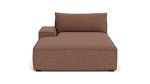 Daphne Module Chaiselong Arm Left Pebble Rust