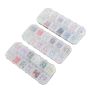 3 Boxes Nail Art Decorations Set Halloween Theme Manicure Tips Diy