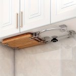 4PCS SET Stainless Steel Storage Shelf Kitchen Sink Drain Drying Rack Shelf Bathroom Sponge Holder Cleaning Sponge Rack Hooks Ac