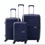 Unbreakable 3-PCS Hard Shell Double Zip Suitcase Set-lightweight & Durable