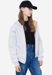 Oversized Zip-through Hoodie - Grey