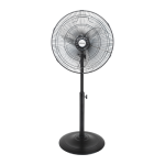 Mellerware Elegant Breeze 3 Speed Steel Fan Black 50W