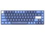 Ergonomic Rgb Backlit Keyboard With Hot-swappable Switches - Navy Blue