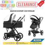 Belecoo X6 Sport 2 In 1 Stroller