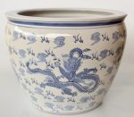 Blue & White Dragon Design Planter – 42X53CM