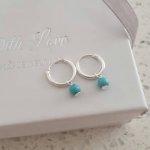 Carla 925 Sterling Silver Round Hoop Earrings 3MM On Small 10MM Hoops