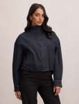 Lola Funnel Neck Denim Jacket - 16 Rinse Wash