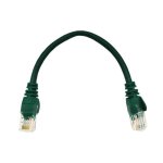Linkbasic 22CM Utp CAT5E Flylead - Green