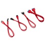 Premium Sleeved Front Panel Extension Kit 30CM Red