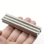 50PCS High Precision Neodymium Magnets 6MM X 1MM - Strong Round Disc For Laboratory Scientific & Industrial Use Durable Metal Co