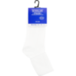 White Girls Short School Socks Size 12-3