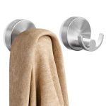 Taili 304 Stainless Steel Bathroom Suction Hooks For Towel Bathrobe Loofah Patented Strong Suction Cup Holder No Damage Hanging