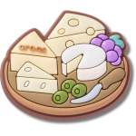 Charcuterie Cheese Board Jibbitz - Multi Osfa