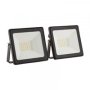 Eurolux LED Floodlight Twin Pack 20 Watt Black