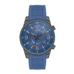 Gunmetal Premium Blue Dial 3 Hands Watch