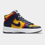 Nike Women's Dunk High Up Navy yellow Sneaker