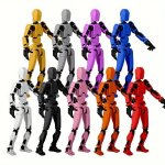 Lucky Doll 13 Joints 3D Printed Doll Toy Third Generation Dummy Doll Christmas Halloween Gift