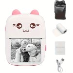 MINI Printer Wireless MINI Photo Printer Label Printer Pocket Portable Inkless Thermal Printer For Diary Study Notes Home Gift S