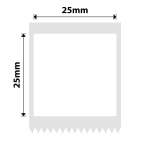 NB590 - - M2 M3 - 25X25MM - 265 White Pet Labels