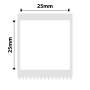 NB590 - - M2 / M3 - 25X25MM - 265 White Pet Labels