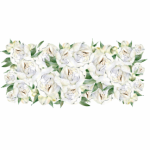 Bloom Vinyl Transfer Border White