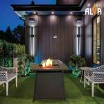 Alva Gas Firetable With Lava Rocks & Lid GFT000 - Default