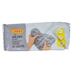 Air Dry Modelling Clay Grey 500G