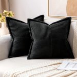 1PC Plain Square Simple Style Polyester Cushion Cover Throw Pillow Cover Bedroom Accessories Sofa Cushion Cover Living Room Thro