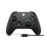 Xbox Microsoft Wireless Gaming Controller With USB Type-c Cable - Carbon Black