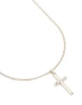 Waterproof Mens Stainless Steel Classic Plain Cross Necklace