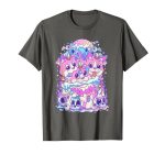 Kawaii Pastel Goth Cute And Creepy Cerberus Three Headed Dog T-Shirt